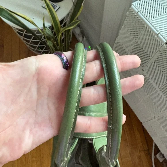 St. John’s Bay Y2K Sage Green Studded Shoulder Bag - Picture 5 of 8